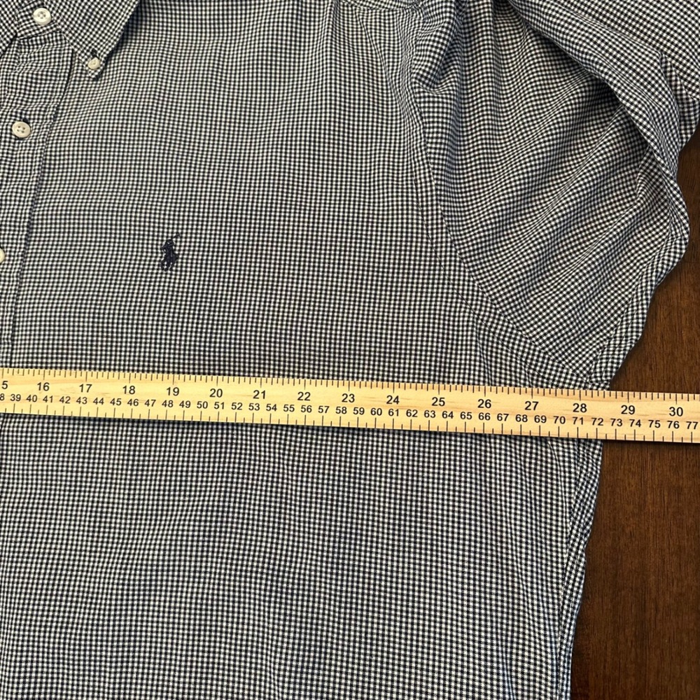 Ralph Lauren Mens XL Gingham Checkered Button Down Shirt Classic Fit - Picture 6 of 9